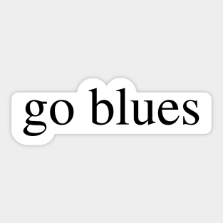 go blues Sticker